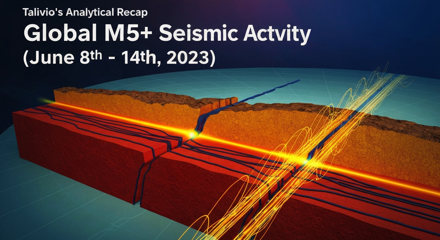 Global M5+ Seismic Activity (June 8-14): Talivio's Analytical Recap