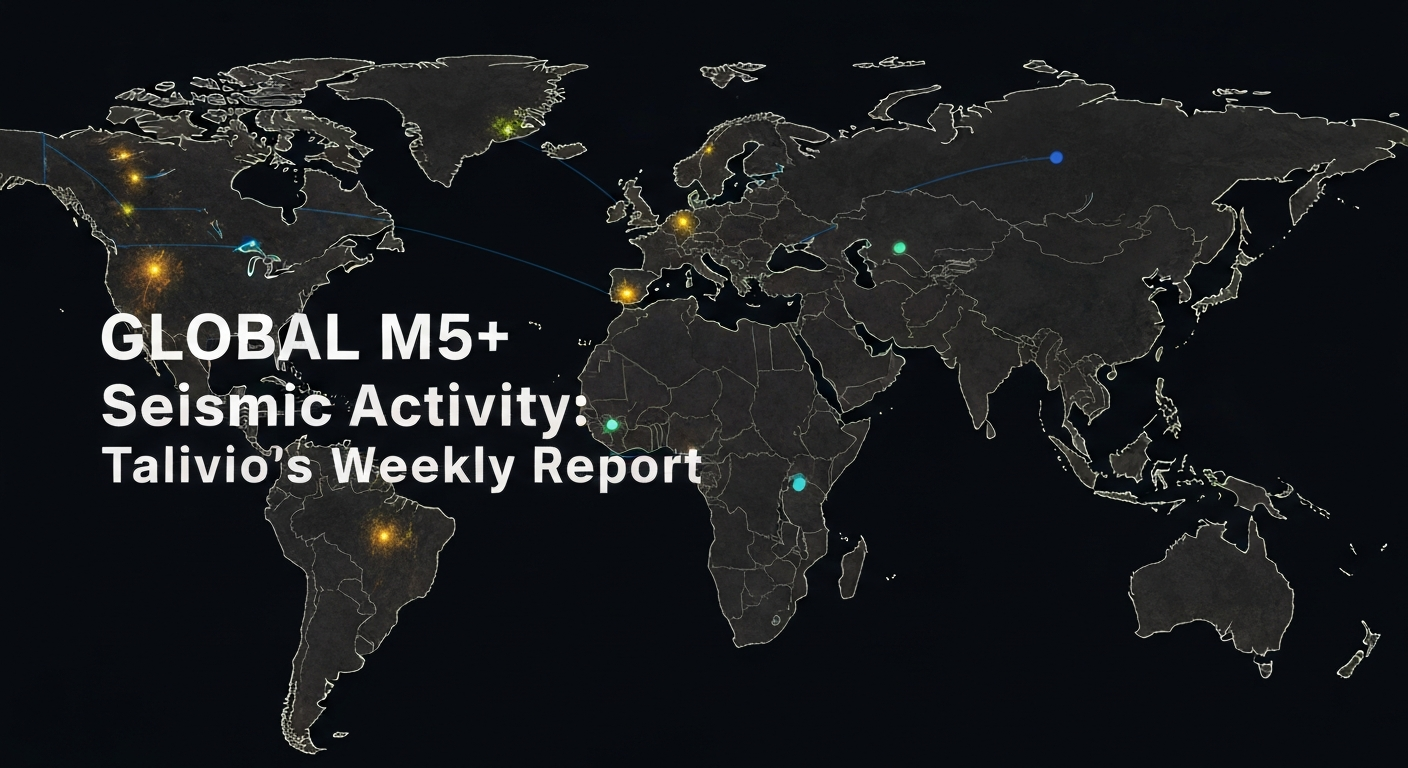 Global M5+ Seismic Activity: Talivio's Weekly Analytical Recap (July 10-16)