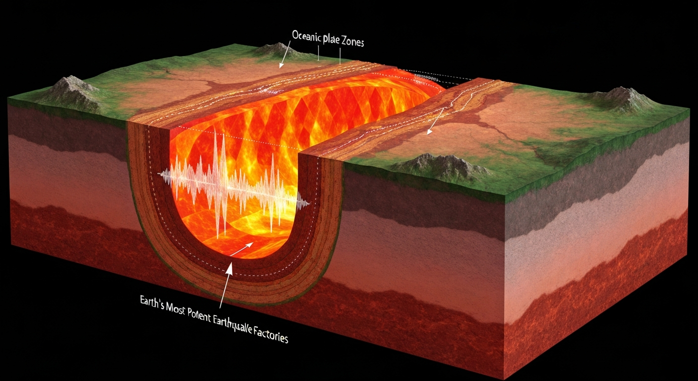 Subduction Zones: Earth's Most Potent Earthquake Factories