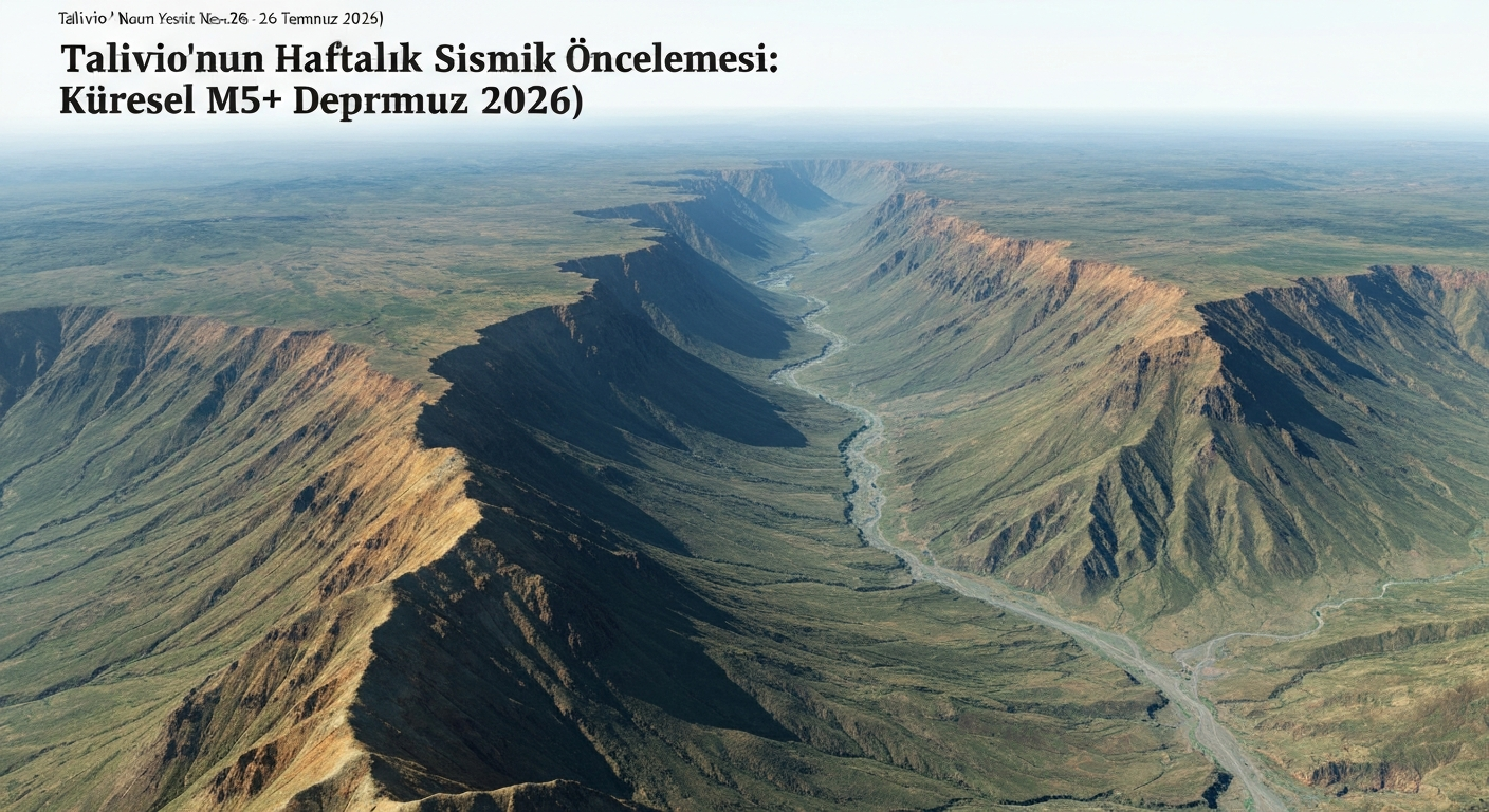 Talivio'nun Haftalık Sismik İncelemesi: Küresel M5+ Aktivite (20-26 Temmuz 2026)